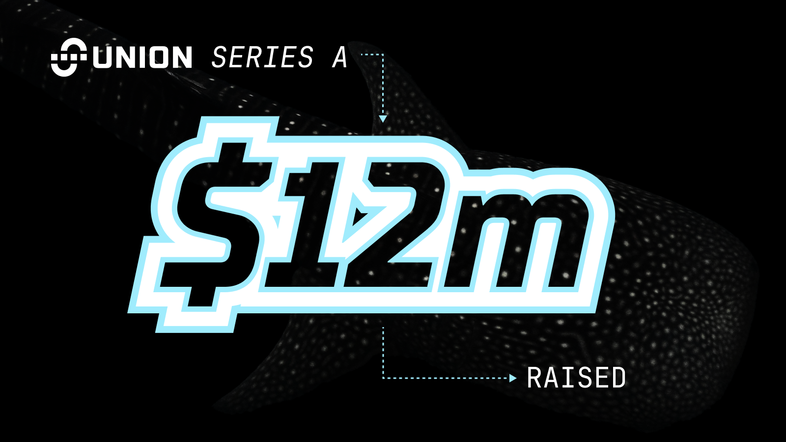Announcement of the Union Labs Series A raise, showing $12M raised.