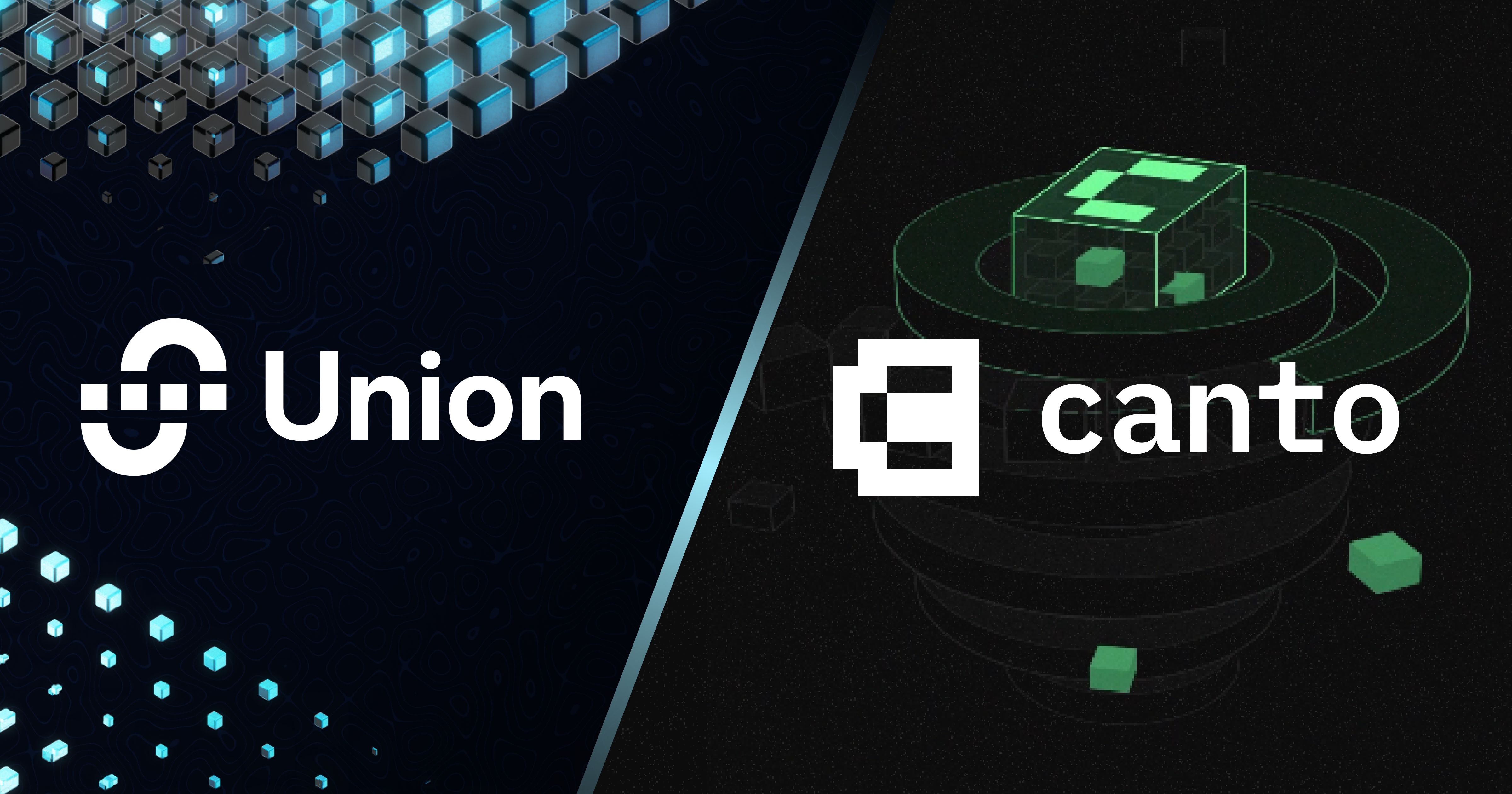 Partnership image featuring Union and Canto logos.