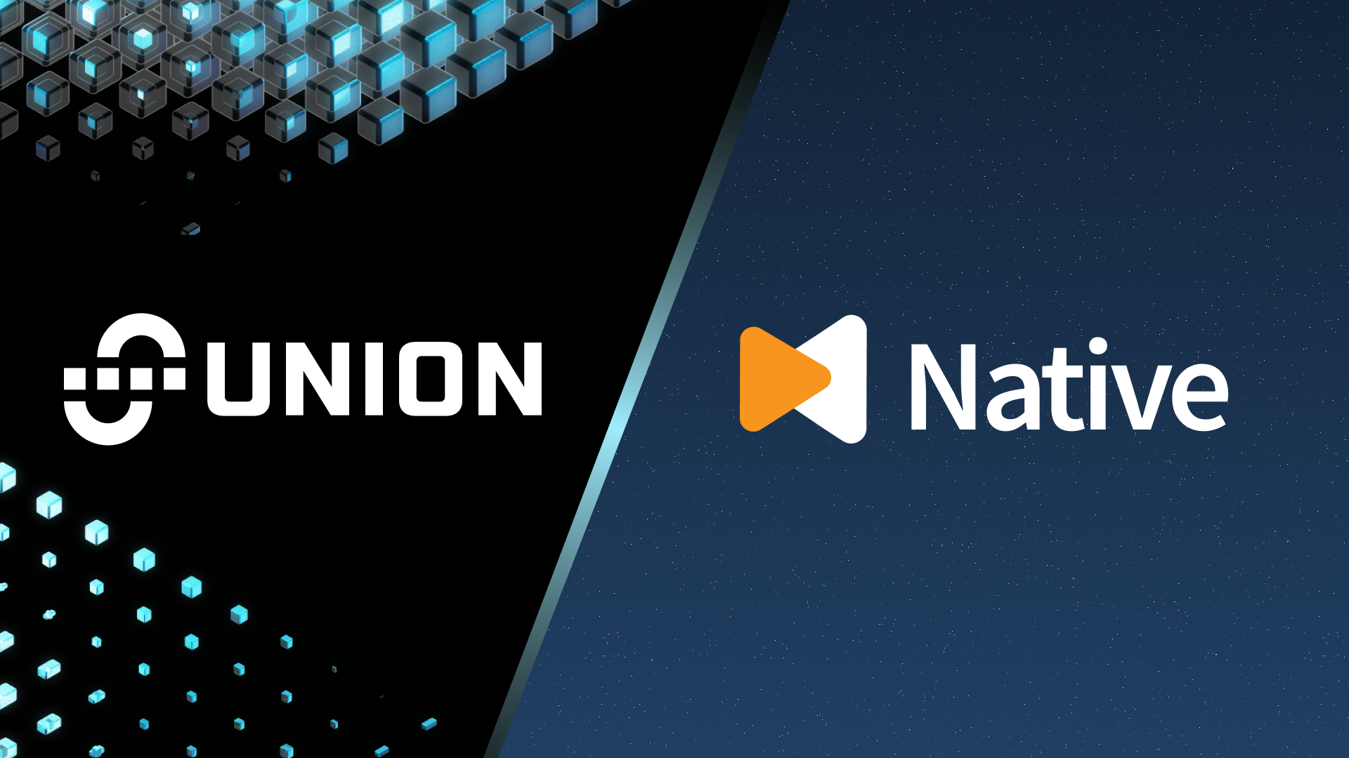 Announcement graphic with Union and Native logos.