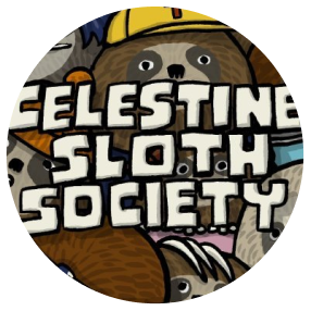 Celestine Sloth Society logo